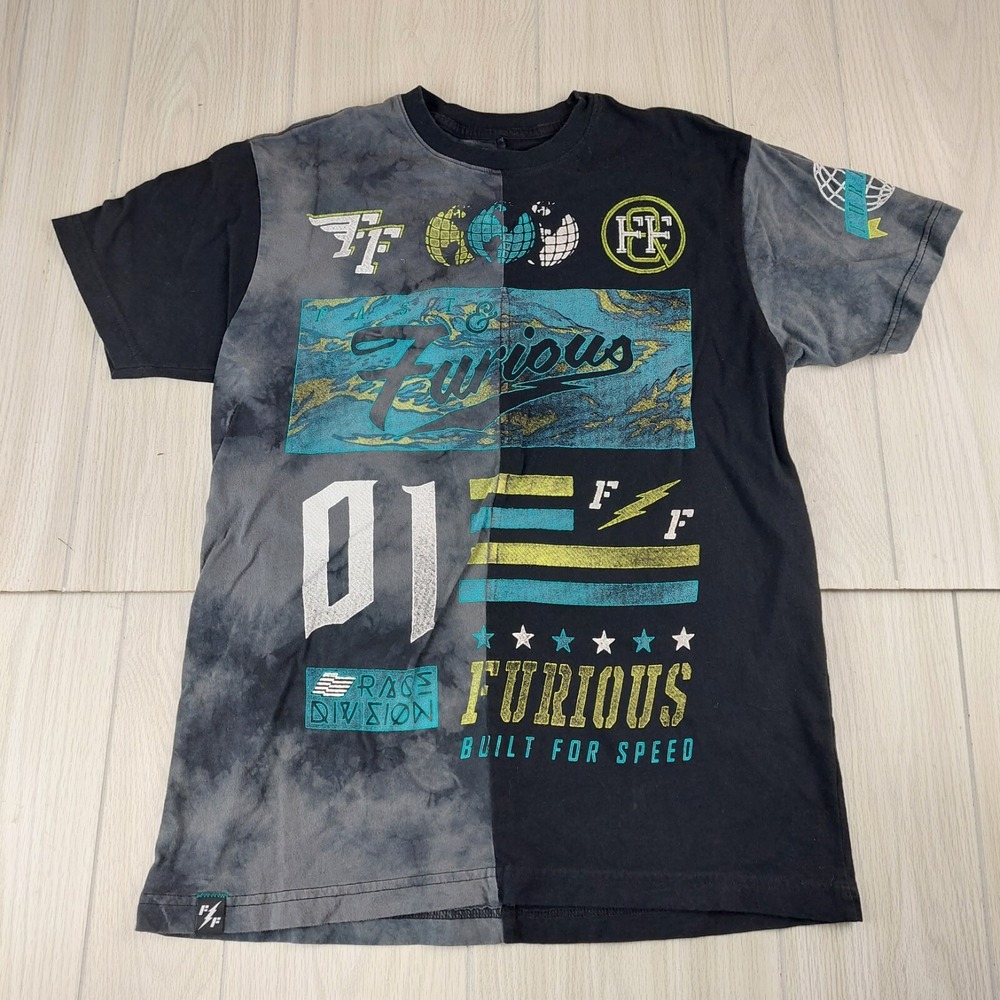 Fast And Furious T Shirt Race Division‎ By Affliction Mens Large Black Cars